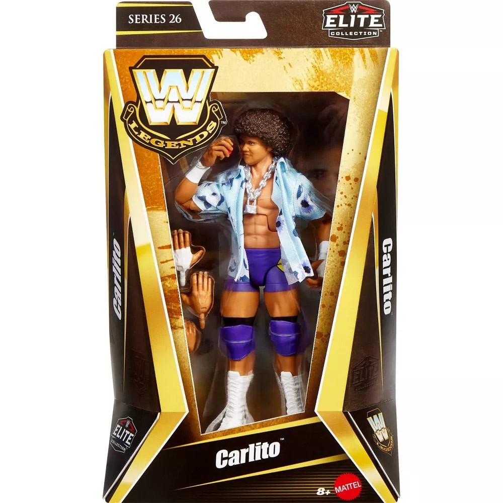 WWE Wrestling Elite Collection Legends Series 26 Carlito Action