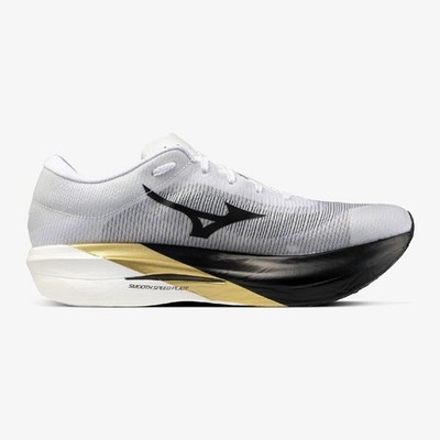 MIZUNO HYPERWARP ELITE J1GC2673 01 White Black Gold Width 2E