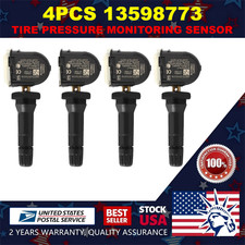 4pcs Tpms Tire Air Pressure Sensor For Buick Chevy Gmc Oem 13589601 13598773