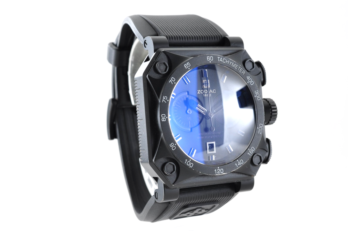 Zodiac ZMX01 ZO8538 Adventure Black [Near MINT] Men's Watch Quartz