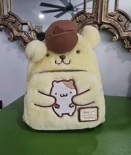 Sanrio Loungefly Adjustable Pompompurin Yellow Brown Mini Backpack