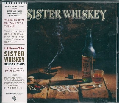 Sister Whiskey - Liquor & Poker CD  RARE  JAPAN OBI WPCR-5527
