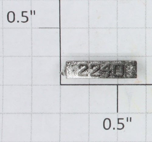Lente/tablero de números elevado pintado a mano izquierda Lionel 2240-10 (1) | Zustand: New
