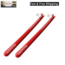 Long shoehorn that is comfortable to wear and has a handle is ideal for both ...