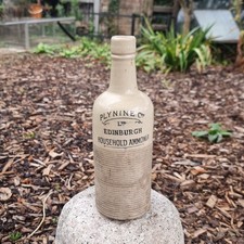Victorian Stoneware Plynine Co. Edinburgh Ammonia Bottle – Antique Chemist Pot