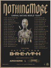 Nothing More Adds More Dates to Early 2026 North American Tour Poster