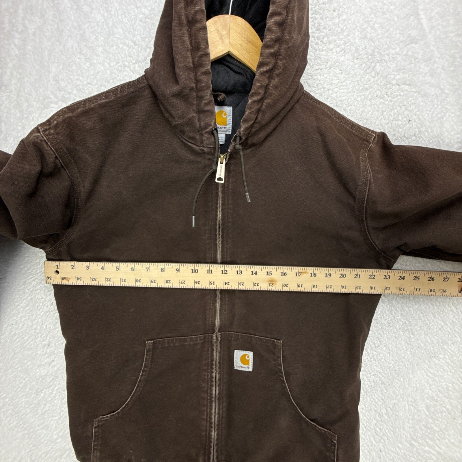 Carhartt Sandstone Active Jacket Quilt Lined Women Medium WJ130 DKB Dark Brown thumbnail 5