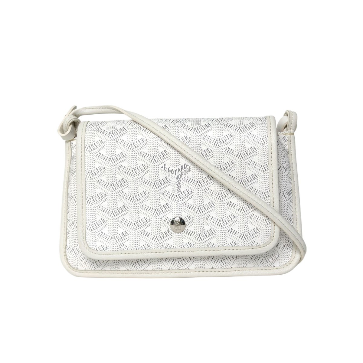 GOYARD PLUMET Three-layer WOC White PVC Crossbody Bag | eBay