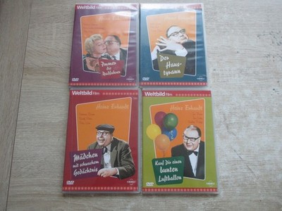 Heinz Erhardt 4 DVD Sammlung Immer Die Radfahrer + Kauf Dir Einen Bunten Luft...