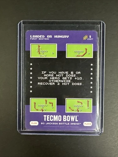 Loaded Or Hungry 1 Cost 🌭Tecmo Bowl Bo Jackson Battle Arena PL29 Short Plays