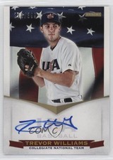 2012 USA Baseball National Team Collegiate Signatures Trevor Williams Auto i6j