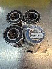 20-Pieces 6205 2RS Ball Bearing 25x52x15mm, Rubber Sealed Deep Groove