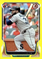 2014 Bowman #44 Abraham Almonte Yellow #/99