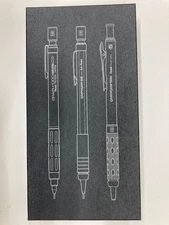 Pentel 60th Anniv LTD Black Graph1000 GraphGear 0.5mm Pencil Set Japan Only New