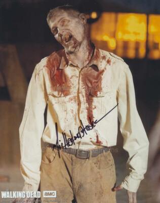 MICHAEL KOSKE as a Walker - Walking Dead GENUNE SIGNED AUTOGRAMM