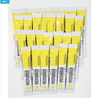 TEAZEN KOMBUCHA LEMON Powder Stick 5g X 30pcs (1Box) Diät Made in Korea BTS Neu