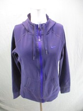 NIKE THERMA-FIT Size M Womens Full Zip Drawstring Pocket Athletic Jacket 947