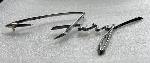 1961? Plymouth Fury Metal Emblem Ornament 1904304 OEM Mopar - Picture 2 of 12