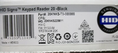 20KNKS-T0-000000 HID Signo 20 20K Keypad Reader Mullion Mount Mobile Card New