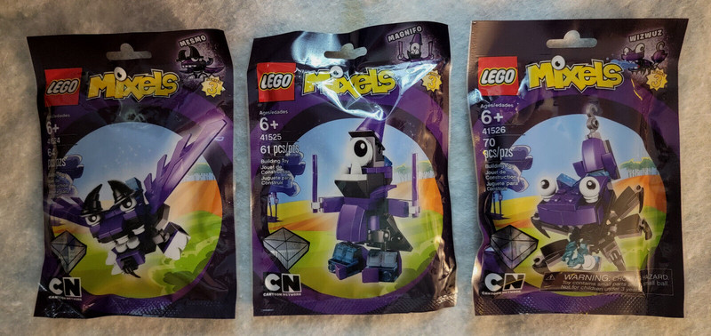 LEGO MIXELS WIZTASTICS SET 41524 MESMO 41525 MAGNIFO 41526 WIZWUZ New Sealed