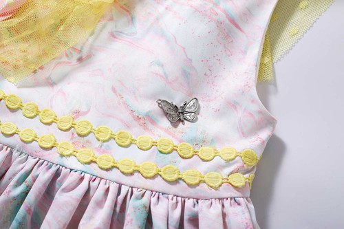 Girls Princess Dress Size 2 3 4 5 6 8 9 10 Birthday Party Pageant Layered Dress - Picture 10 of 12