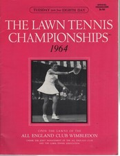 1964 Wimbledon Lawn Tennis Championship Programme - 30/6/64 Eighth Day