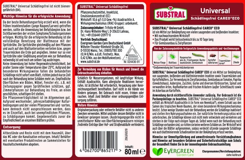 Substral Universal Schädlingsfrei Careo ECO 80 ml Spritzmittel - Bild 5 von 5