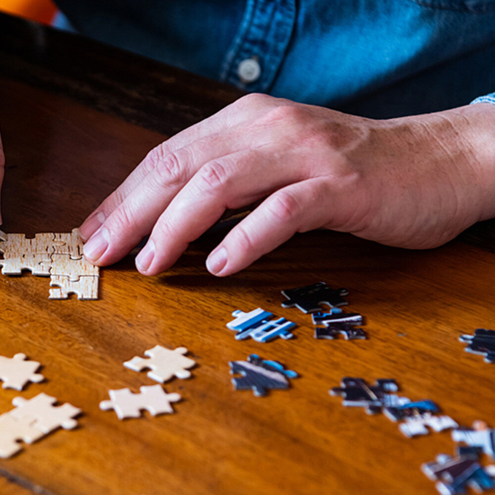 5 Sheets DIY Heat Press Puzzle Crafts Thermal Transfer Puzzle Blank