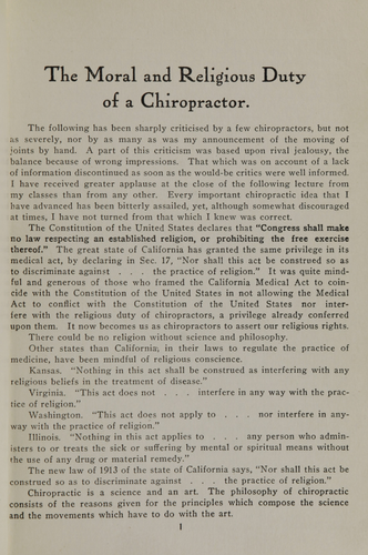 128 pg. 1914 The Chiropractor DD Daniel David Palmer Student Textbook on Data CD - Picture 4 of 24