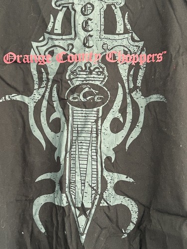 Vintage Orange County Choppers Shirt Adult 2XL Black XXL Sleeveless Tank Top - Picture 6 of 11