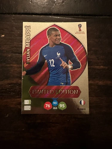 2018 Panini Adrenalyn XL FIFA World Cup Russia Limited Edition Kylian Mbappe ⚽
