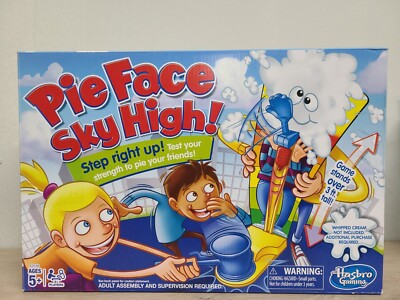Rocket Games Hasbro Pie Face Sky High Game