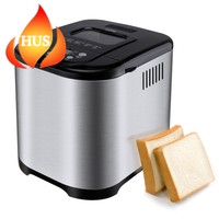 Aicok Bread Machine 2.2lb Programmable Maker Stainless Steel Housing With 15... Aicok Bread Machine 2.2lb Programmable Maker Stainless Steel Housing With 15...
