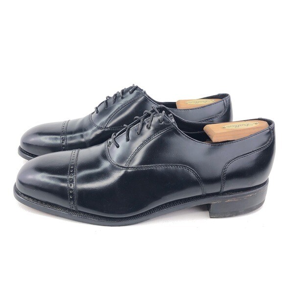 Florsheim Lexington Cap Toe Dress Shoes Mens Size 11 D Black  display picture 3