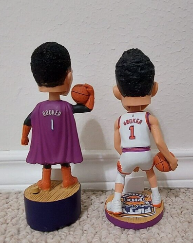 Bobblehead Devin Booker Superhéroe Talking 70 Phoenix Suns 50 Aniversario - Imagen 2 de 2