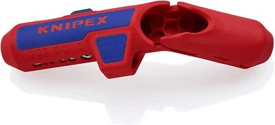 Knipex ErgoStrip Electricians Universal 3 in 1 Cable Stripper/Wire, 169501SB