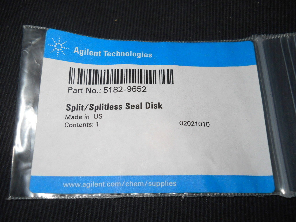 Agilent 51829652 Split/Splitless Seal Disk with Cross (Gold Plated) eBay