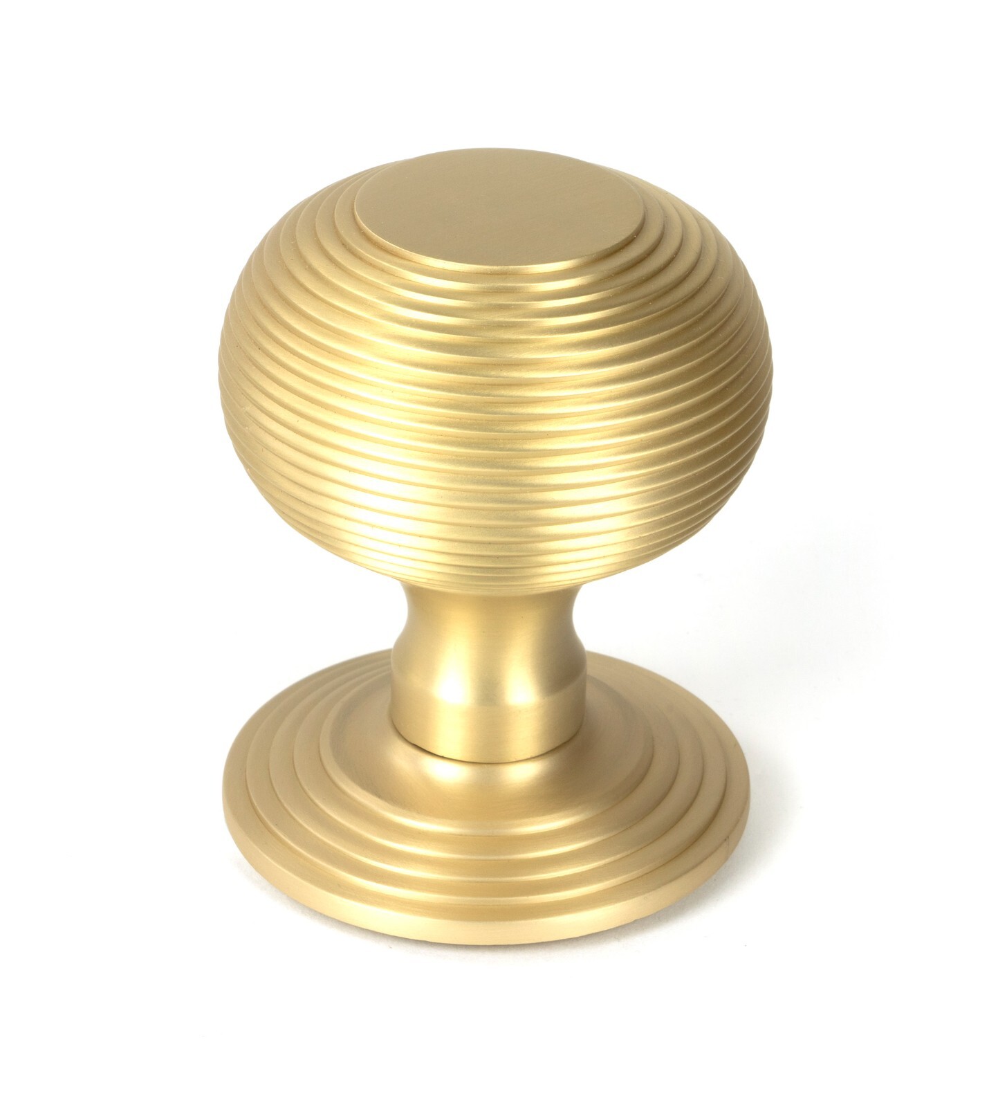 From The Anvil 50887 Satin Brass Beehive Centre Door Knob
