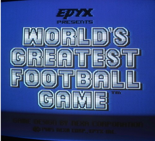 Commodore 64: The World's Greatest Football Game - EPYX 1985 -Box, Disk, Manual+ - Bild 7 von 8
