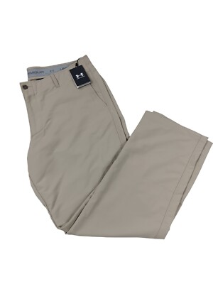 Under Armour Men's Golf Match Play Pants 1342263 Tan 233 Size
