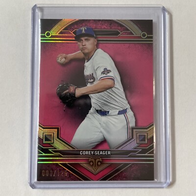 2024 Topps Triple Threads Corey Seager Pink Parallel #/125