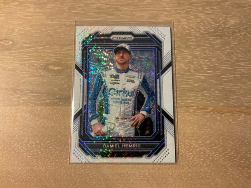 2023 Panini Prizm Racing Daniel Hemric White Sparkle Prizm #64
