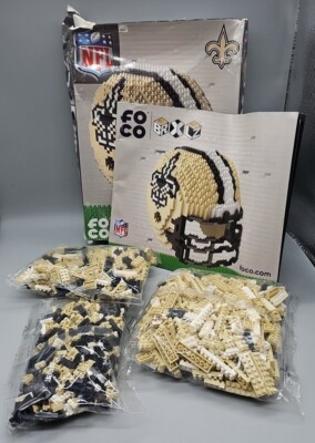 New Orleans Saints NFL Mini 3D BRXLZ Construction Toy Blocks Set