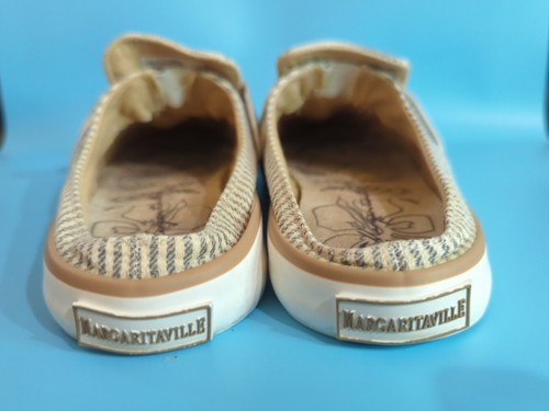 Women's Size 7.5 MARGARITAVILLE Slip-On Sailor Striped Mules Slides NAUTICAL - Picture 13 of 20