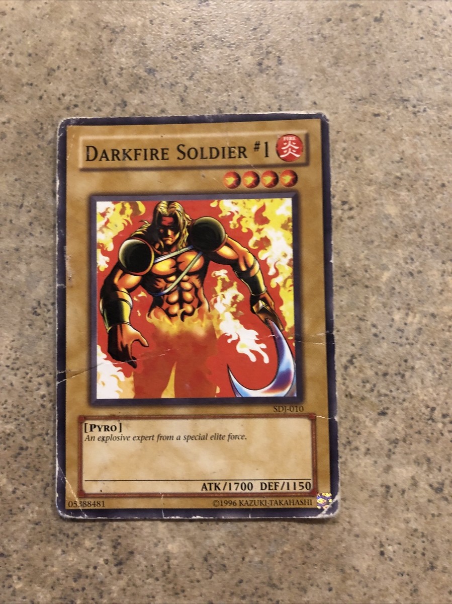 Darkfire Soldier #1 SDJ-010 Yu-Gi-Oh! Card HP | eBay