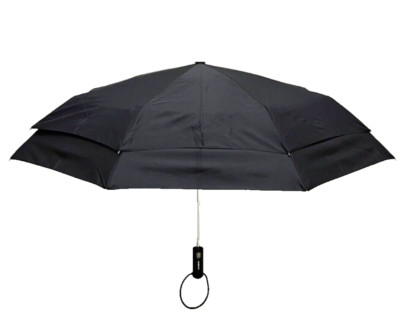 Samsonite Auto Open Vented Wind Resistant Compact Umbrella Black