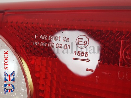 1x Rear Truck Tail Light Lens for DAF LF, CF, XF 95, XF 105 2001 onwards E9 mark - Picture 2 of 4