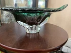 Vintage Large Italian Murano Sommerso Art Glass  Centerpiece