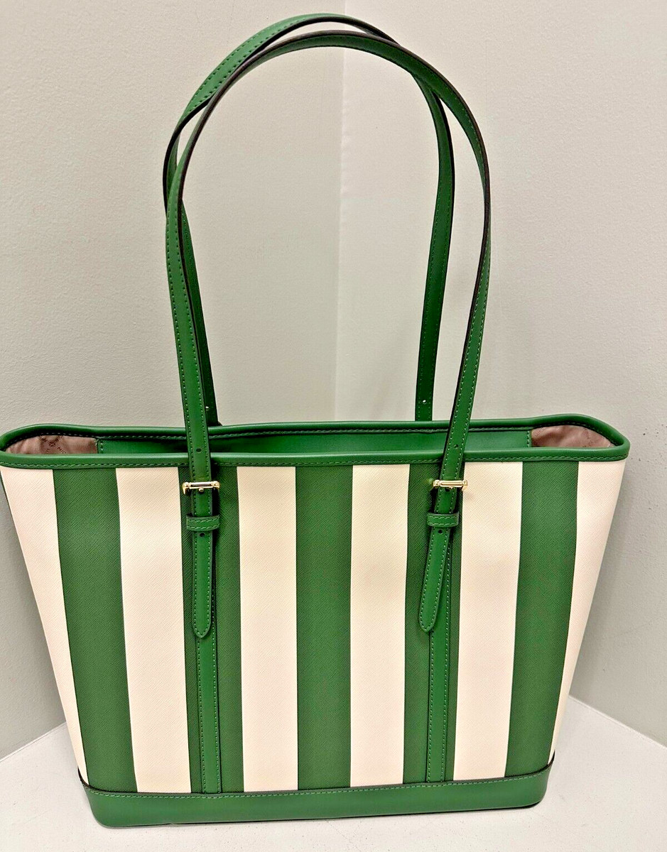 Michael Kors Jet Set Travel Large Top Zip Shoulder Tote Bag - Fern