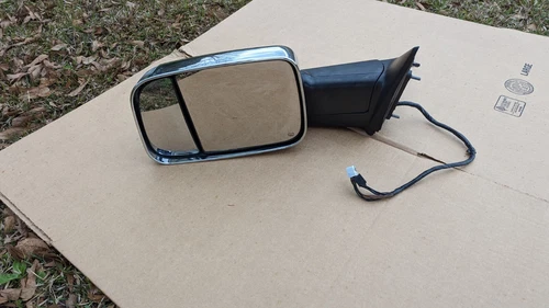 2013 Ram 1500 LEFT Driver OEM Door Power Tow Side Mirror Heated Inspect Pictures